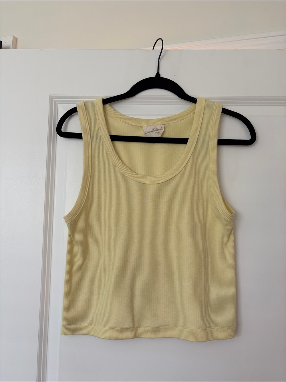 Scoop Neck Ribbed Tank Top